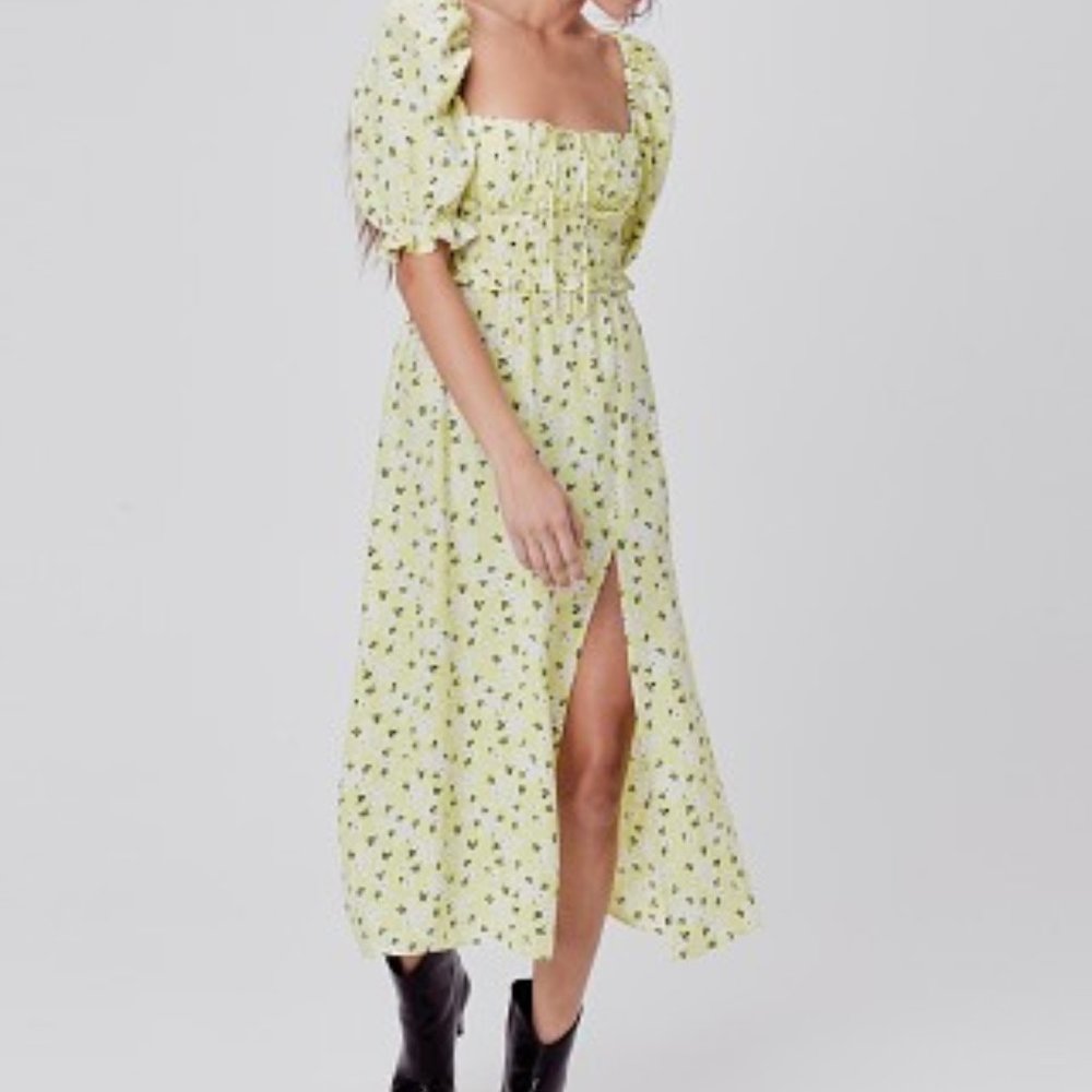For Love & Lemons Chrysanthemum Midi Dress - Picture 6 of 7